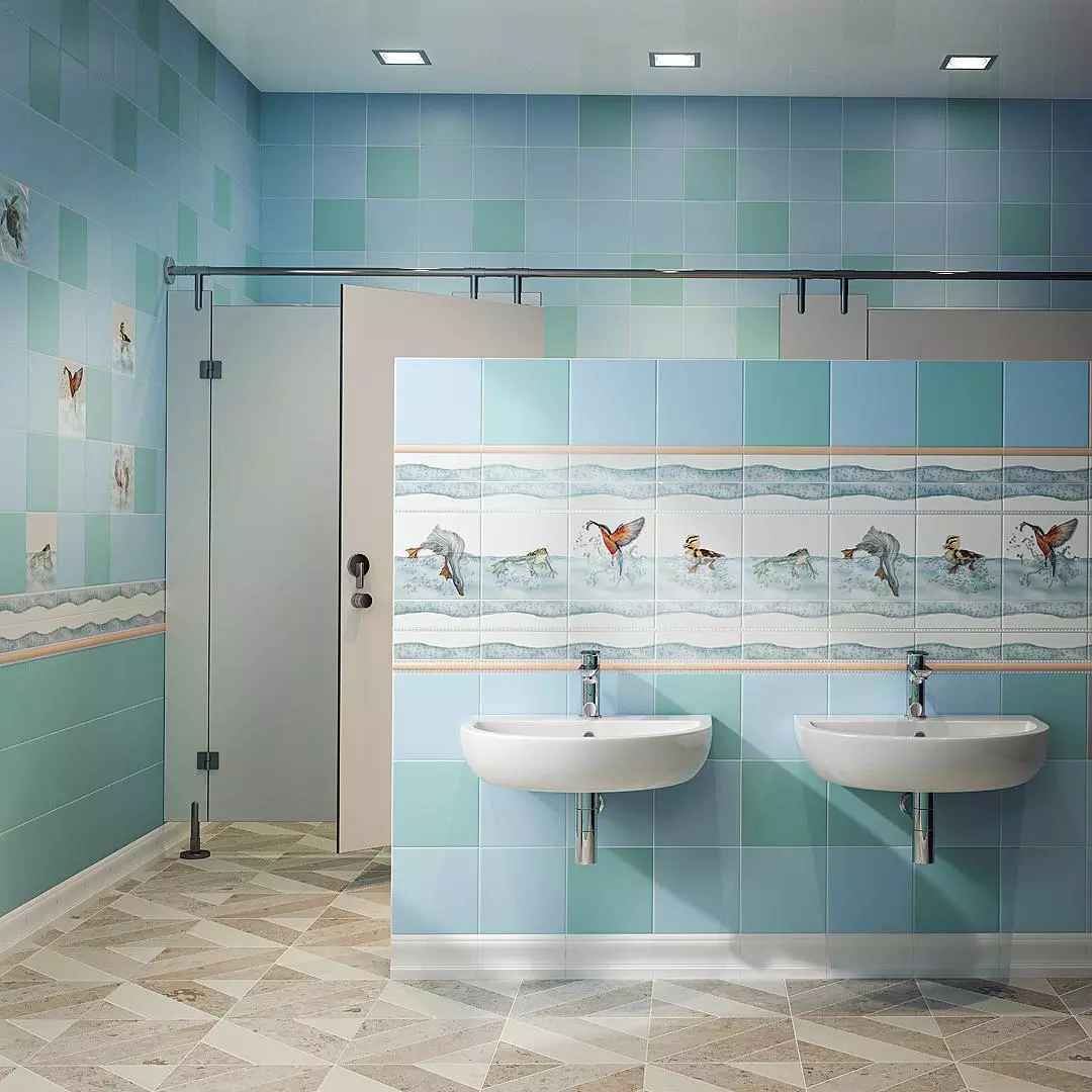 Декор Kerama Marazzi VT\A471\5009 Чудо-озеро 4 20x20