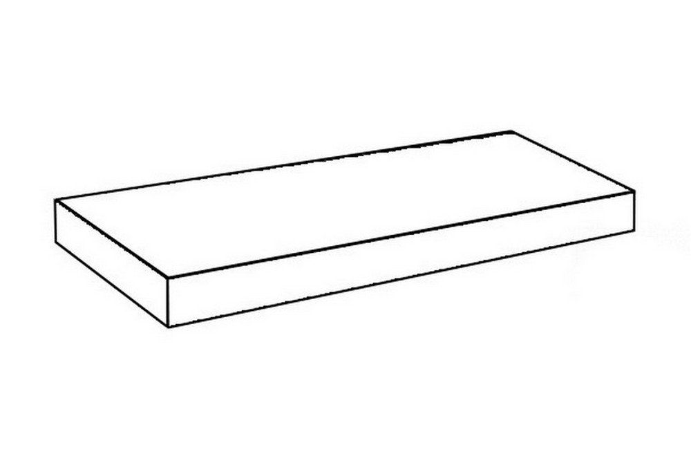 Ступень угловая левая Italon Genesis Moon White 33x60