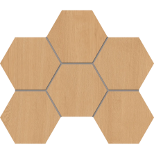 Мозаика Estima CW04 Classic Wood Hexagon Honey Oak 25x28.5 бежевый