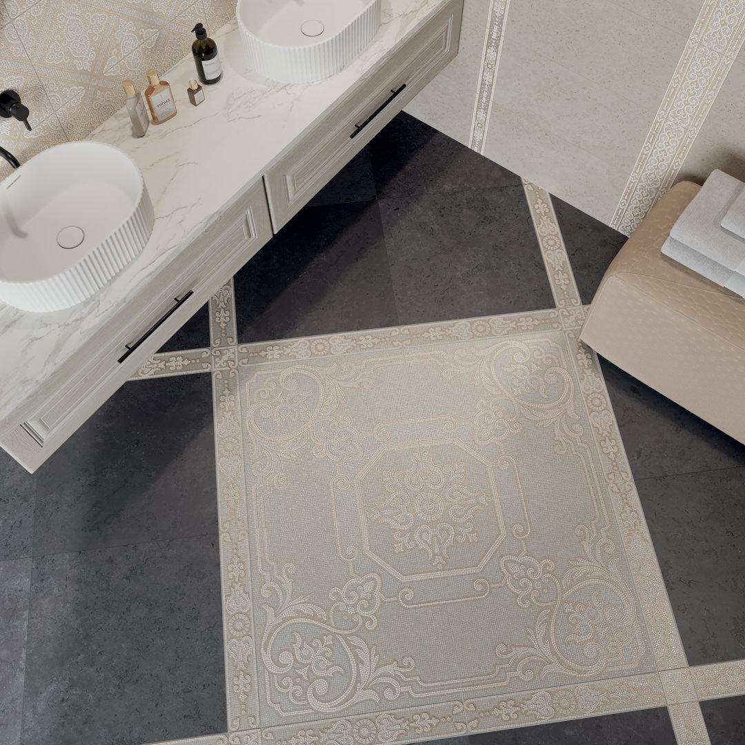 Керамическая плитка Kerama Marazzi Карму структура бежевый матовый обрезной 30x60 11210R