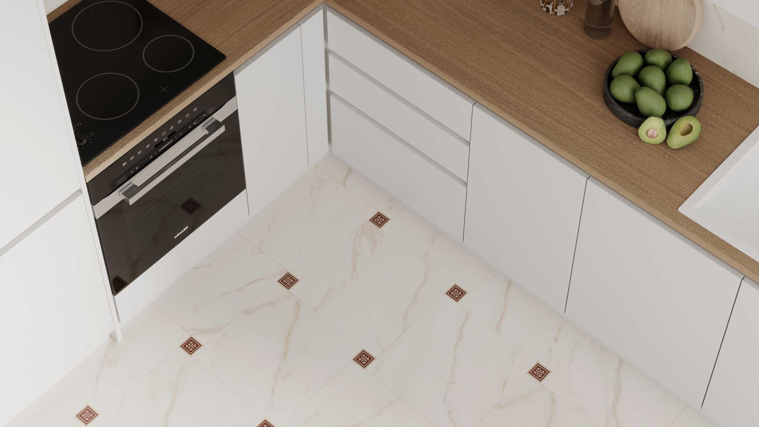 Керамогранит Estima Melody City MO02 30.6x60.9 бежевый