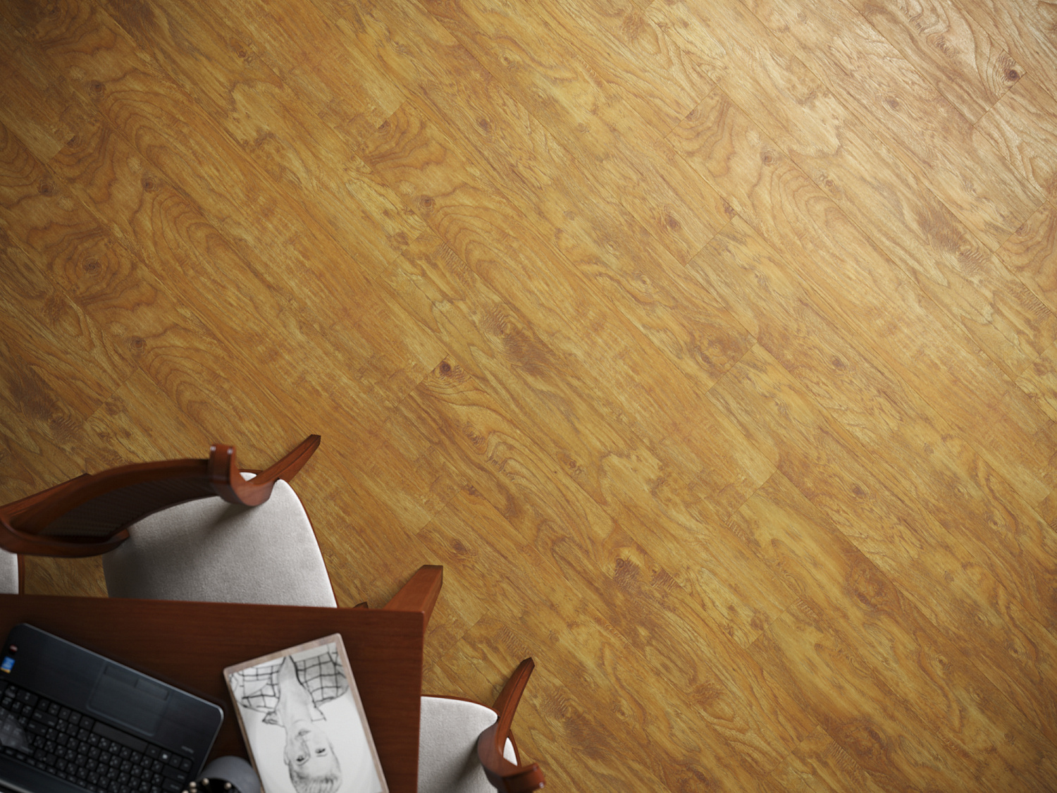 Кварцвиниловая плитка Fine Floor Rich FF-2078 Дуб Катания клеевой кварц винил напольный