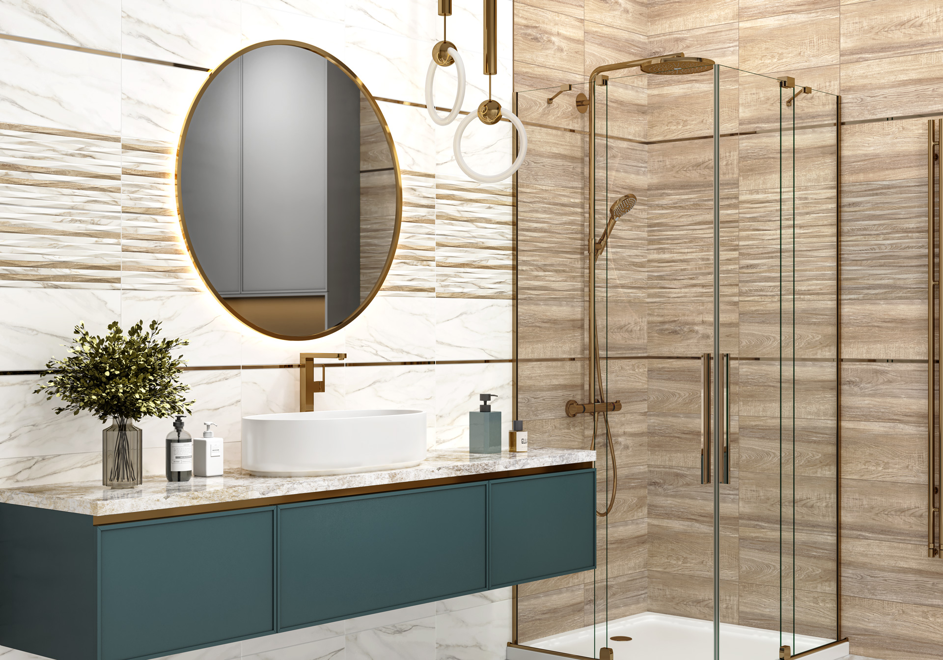 Керамическая плитка Alma Ceramica Эйфория TWU2550EPH44 бежевый 24.9x50