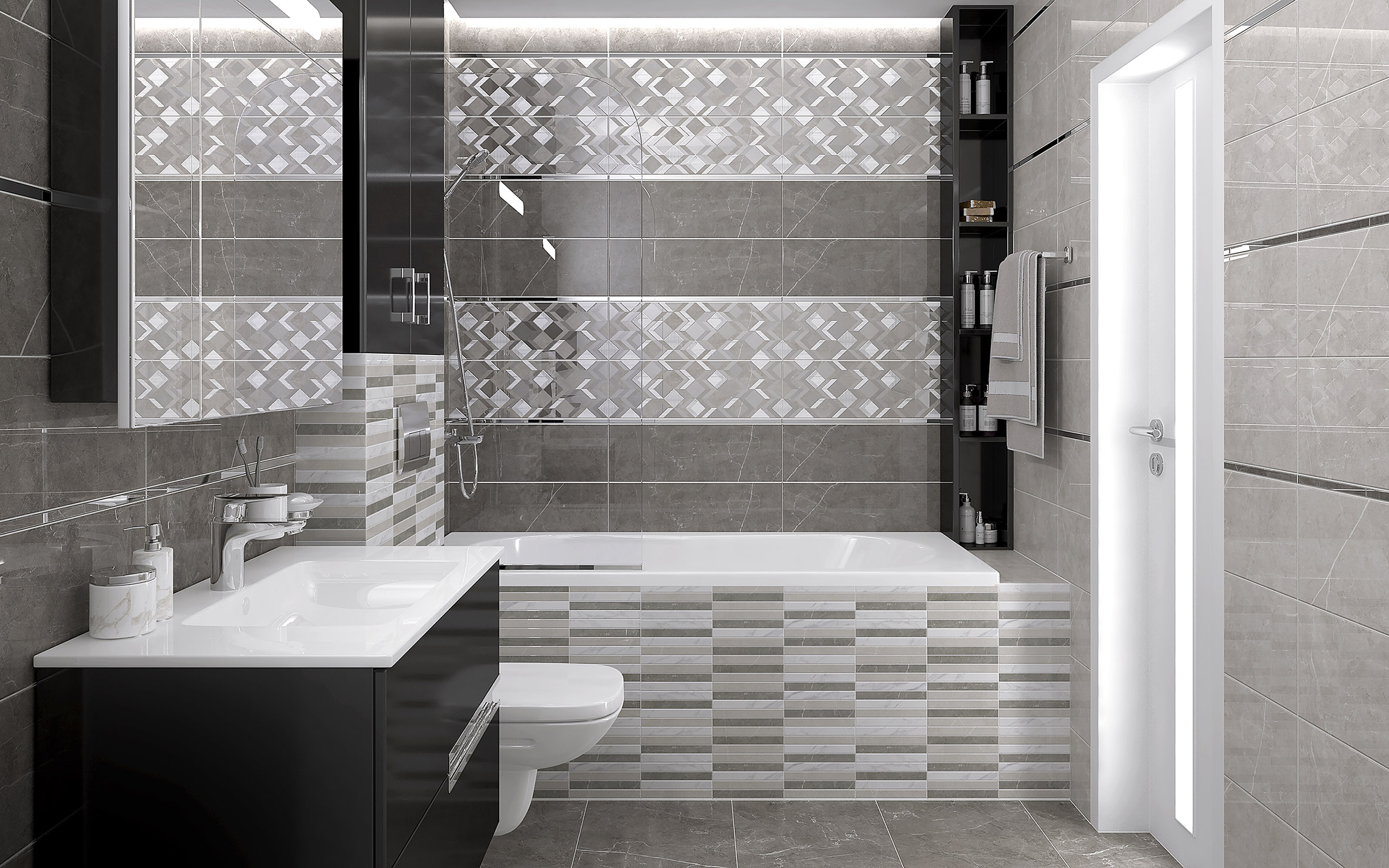 Керамогранит (SG169000N) Laparet Escada серый 40.2x40.2 матовый