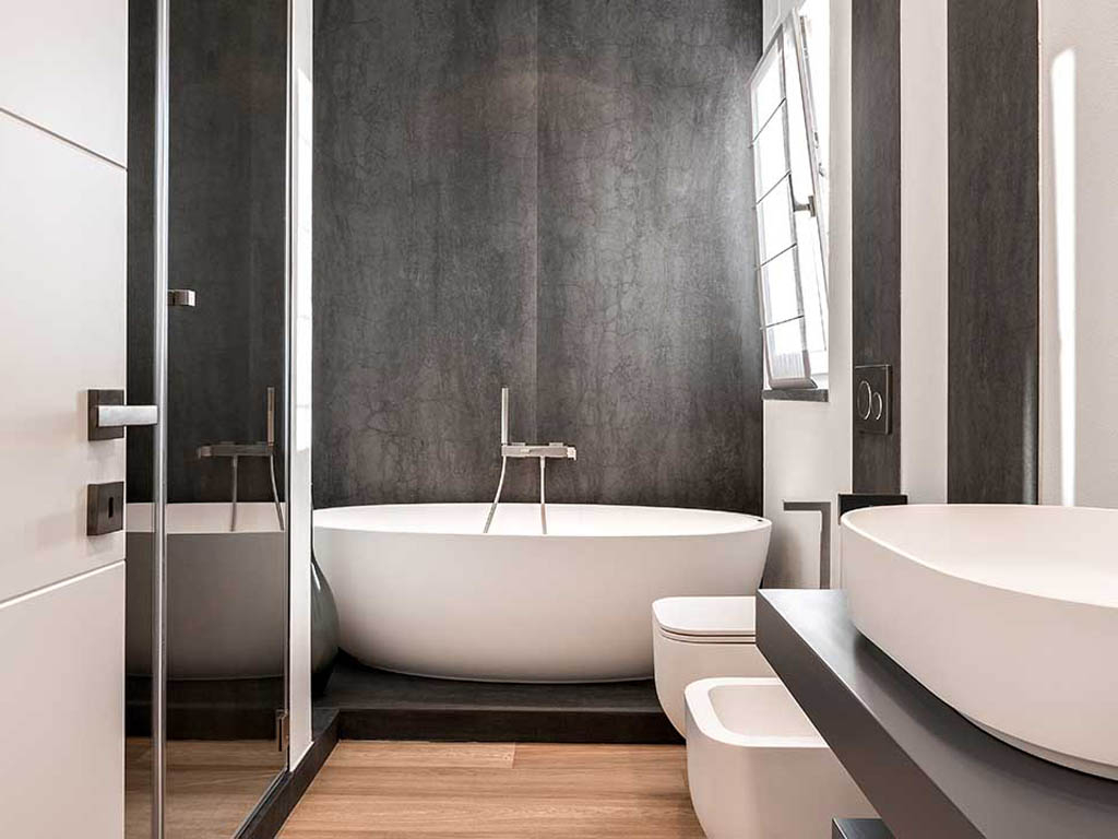 Керамогранит Laminam Ossido Nero 162x324 LAMF007880_IT