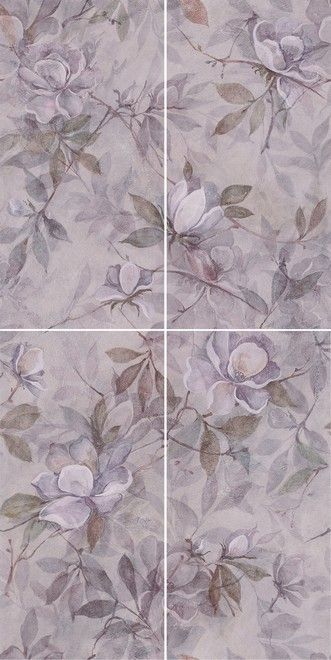 Панно Kerama Marazzi Магнолия 3 матовый (из 4 частей) 60x120 VT\C413\4x\11037R