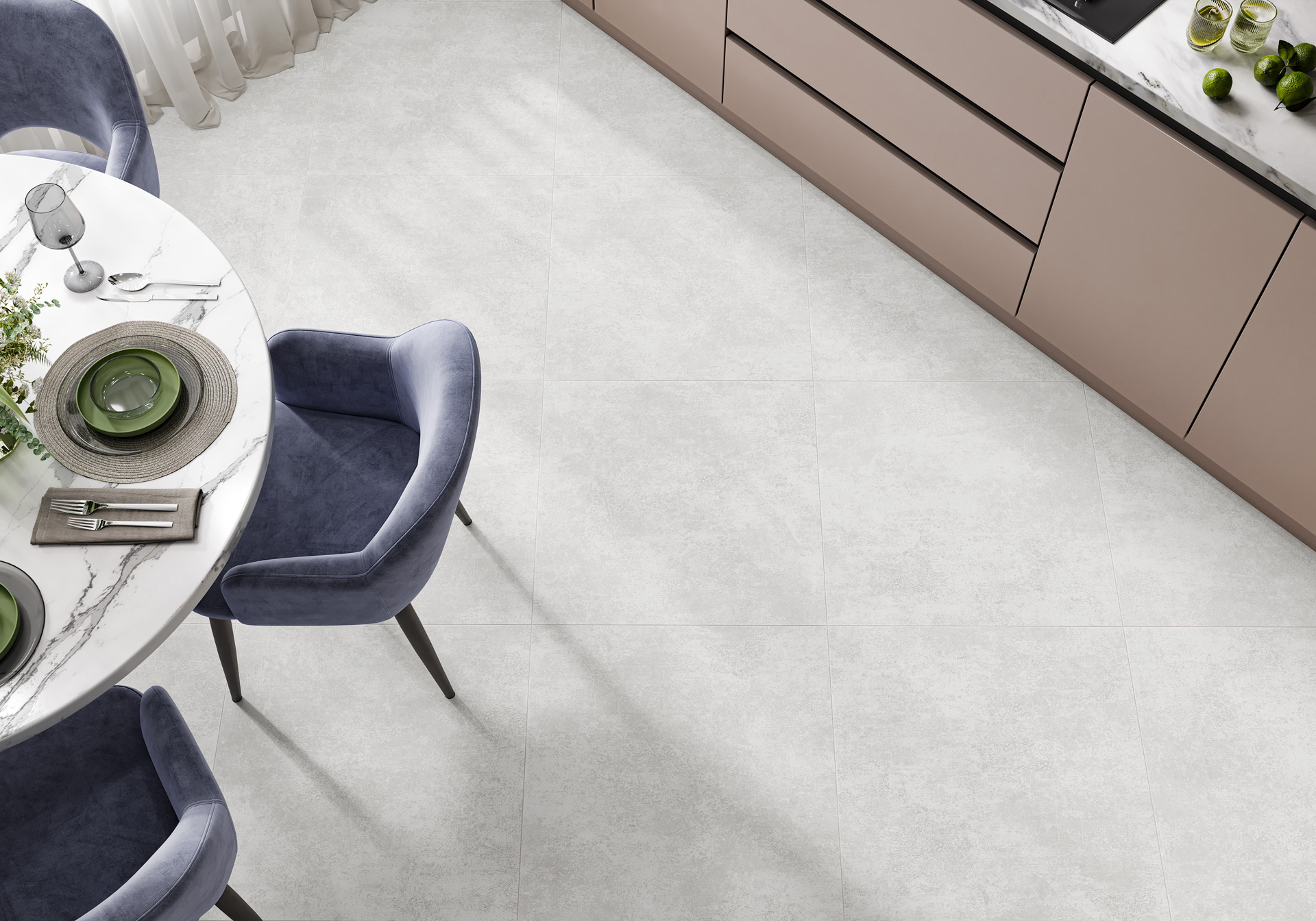 Керамогранит Alma Ceramica Бетон Про GFU60120BTP14R разноцветный 60x120