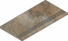 Ступень закругленная угловая левая Italon Magnetique Х2 Dark 30x60