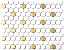 Мозаика NSmosaic P-517 белый 26x30