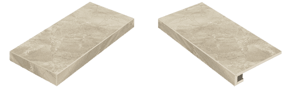 Ступень угловая левая Italon Magnetique Beige 33x60