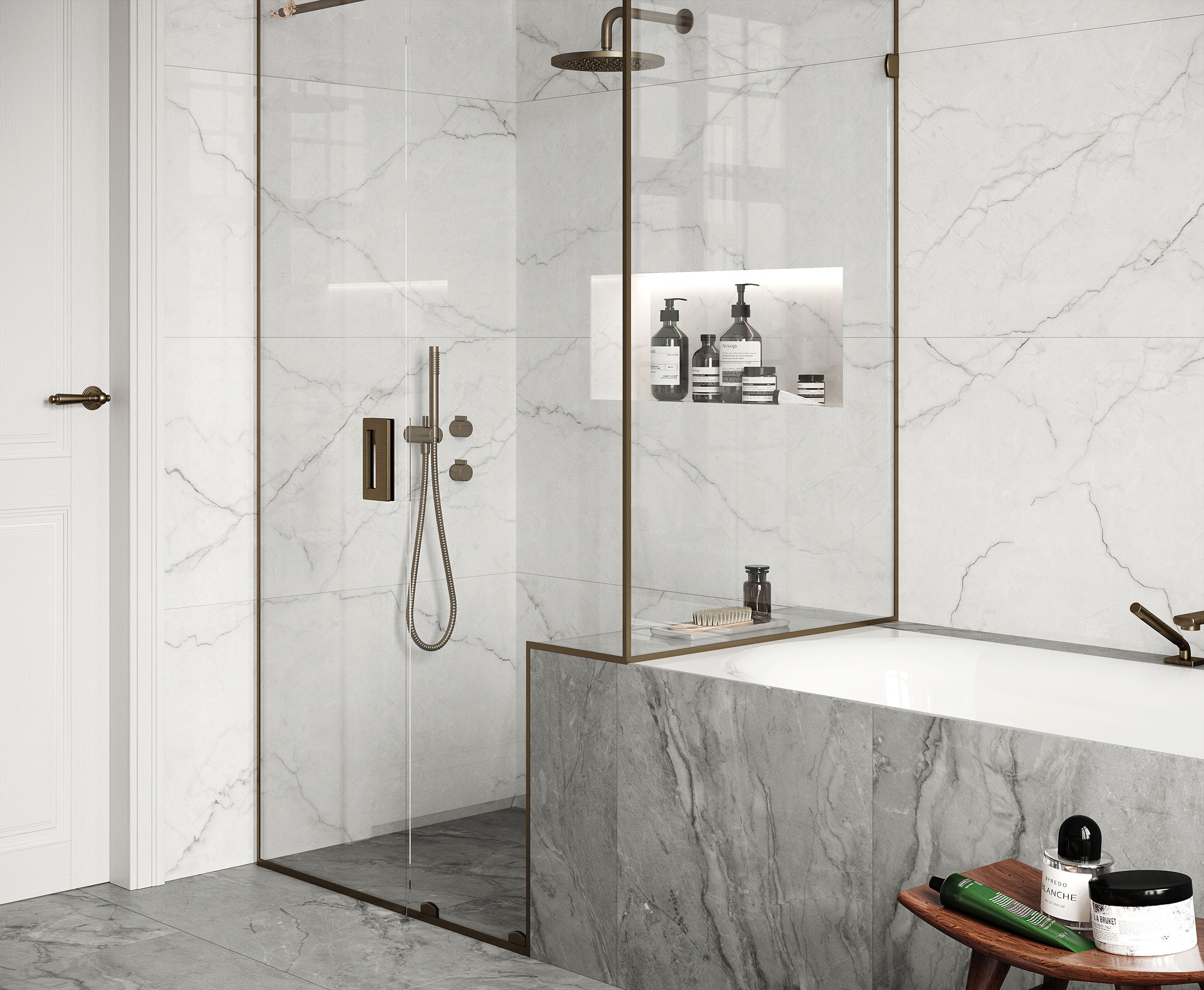 Керамогранит Laparet Torso Bianco 60x60 полированный