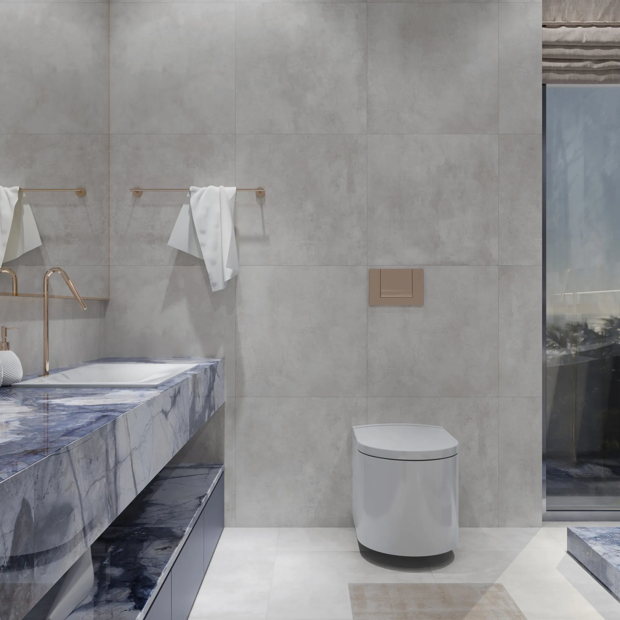 Керамогранит Аркадия Керамика RT6003-A Cementum Light Grey Matt Rustic 60x60 серый