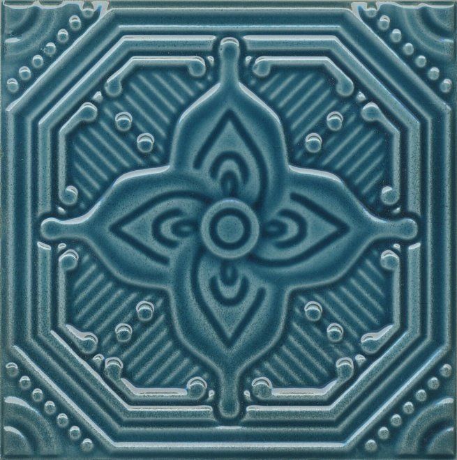 Декор Kerama Marazzi SSA002 Салинас синий 15x15