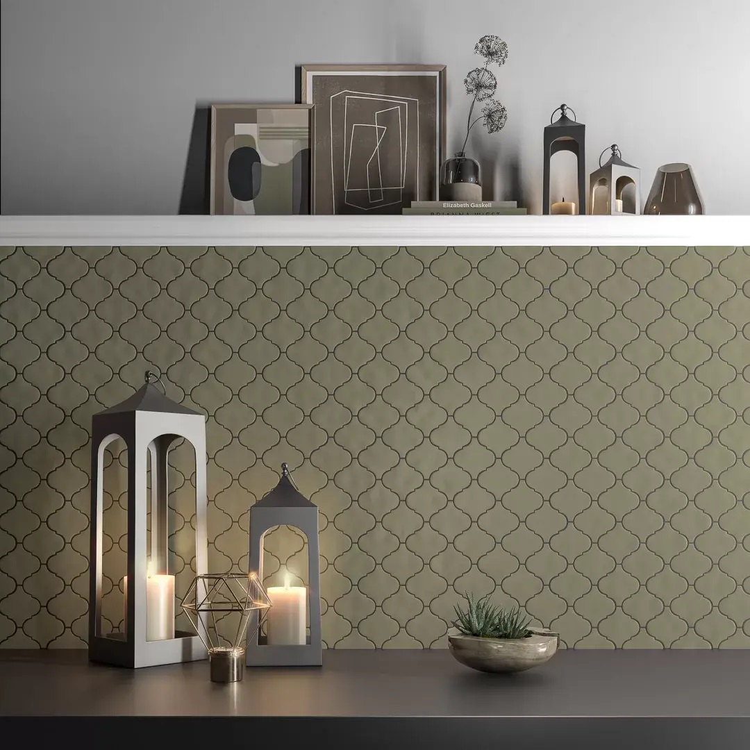 Керамическая плитка Kerama Marazzi KM2630M0061N Арабески Марокко красный матовый 26x30