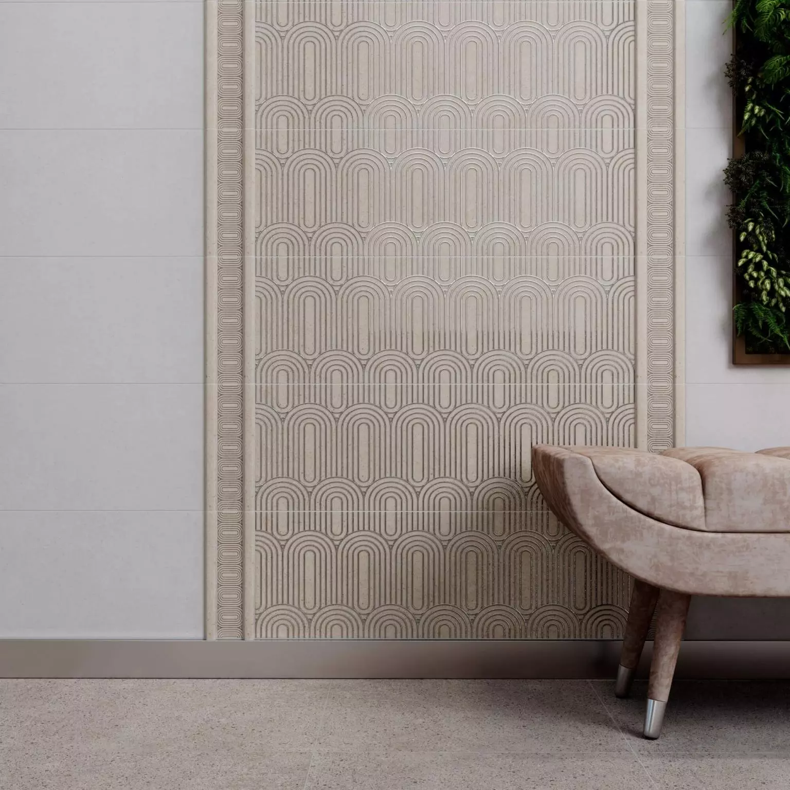 Декор Kerama Marazzi MM12136 Безана серый светлый мозаичный 25x25