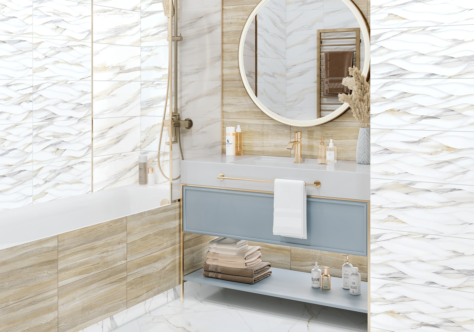 Керамическая плитка Alma Ceramica Корсика TWU09CRS014 серый 24.9x50