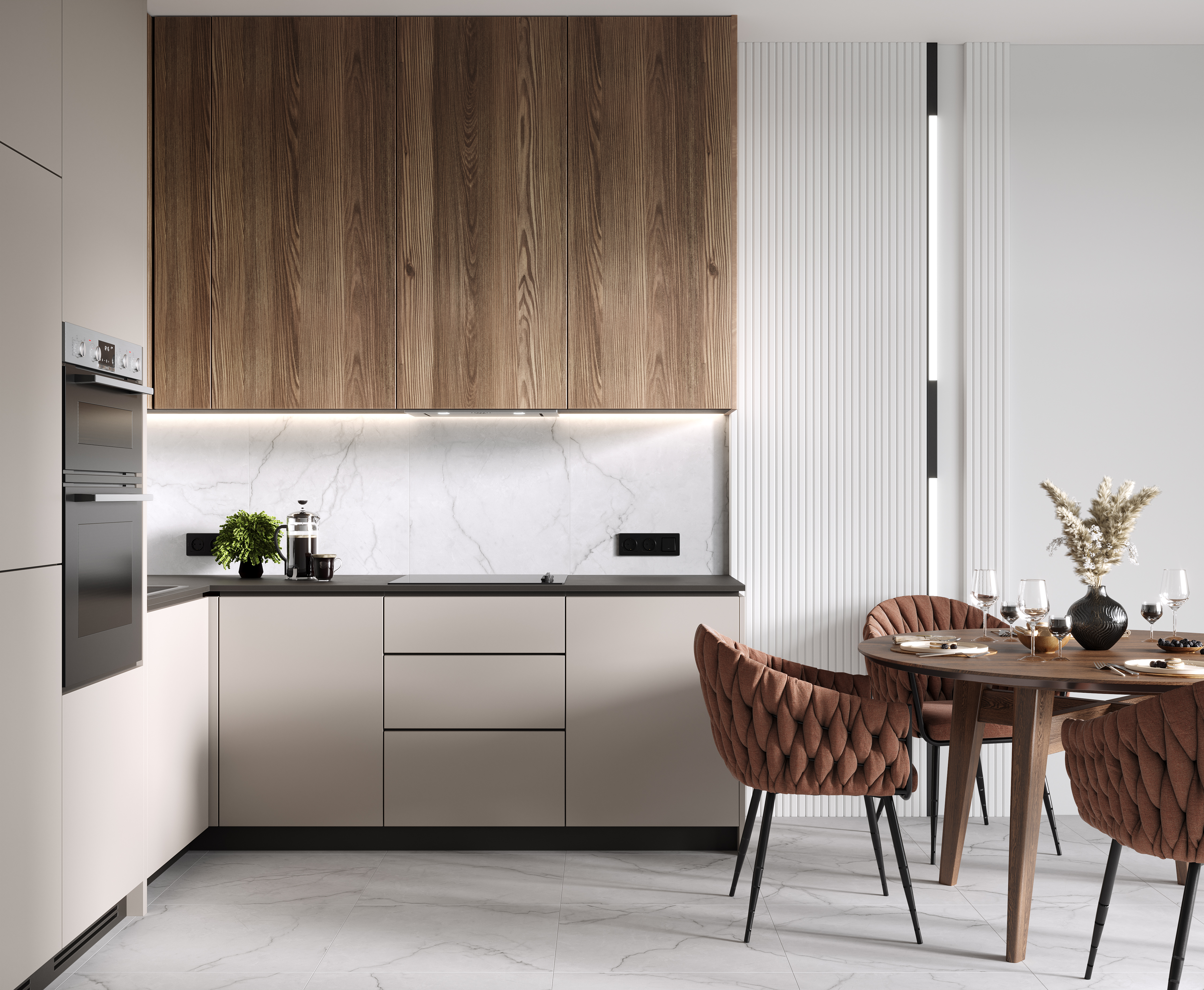 Керамогранит Laparet Torso Bianco 60x60 полированный