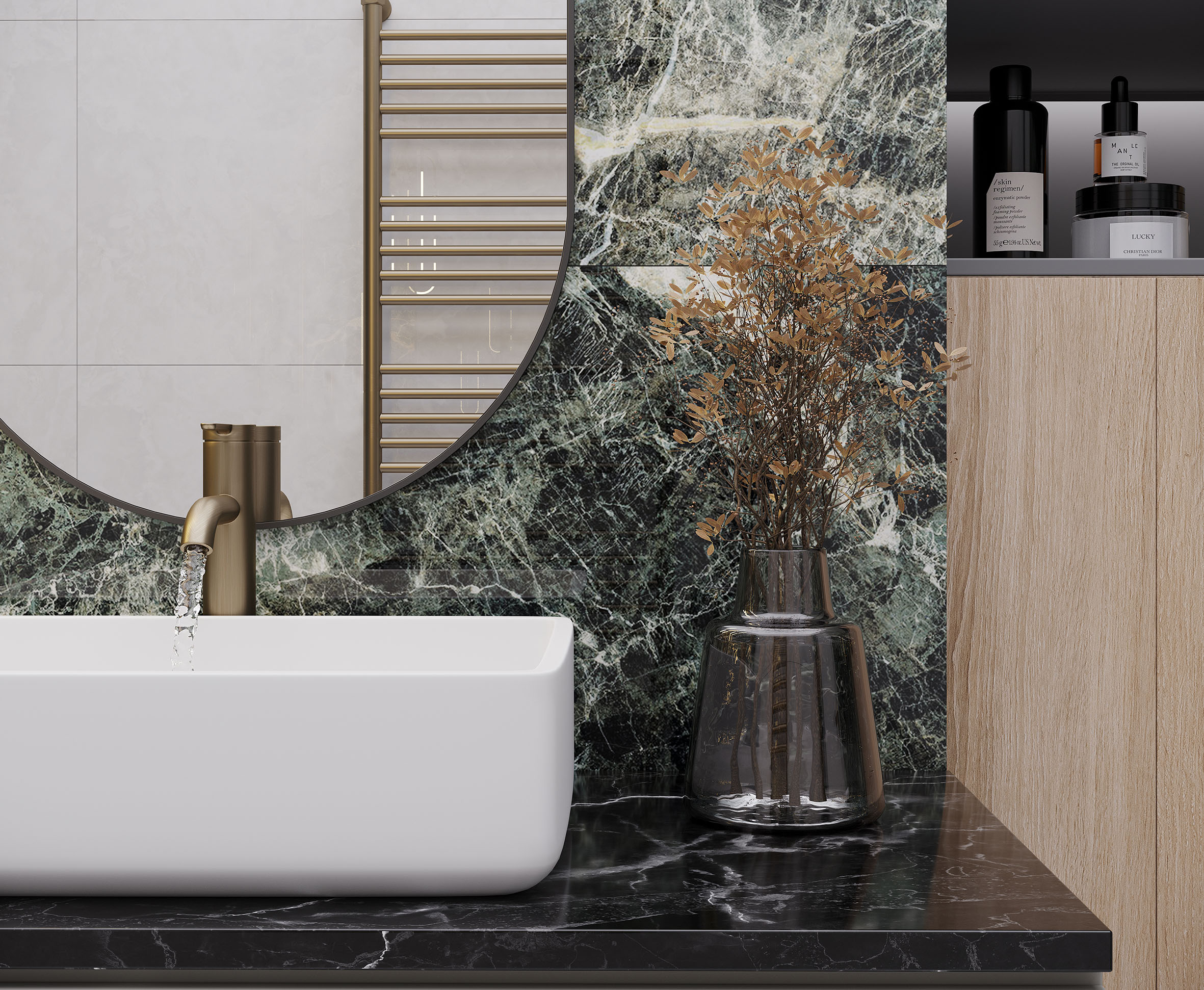 Керамогранит Laparet Nembus Green 60x120 полированный