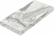 Ступень угловая левая Italon Charme Evo Statuario 33x120