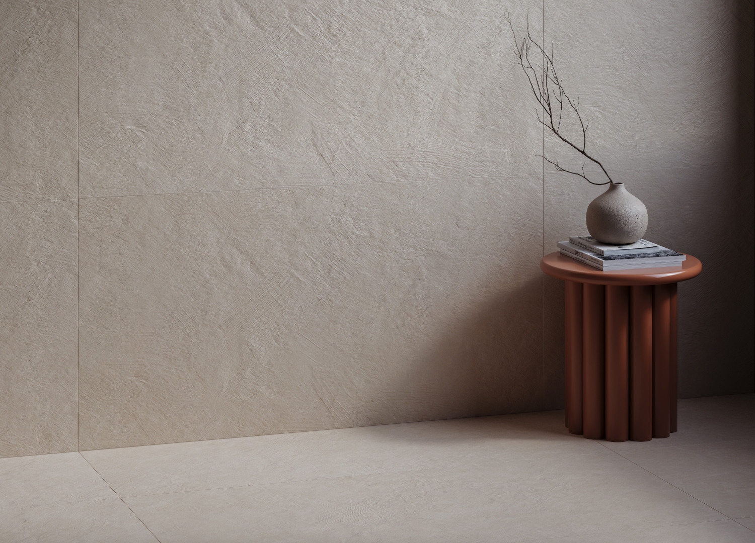 Керамогранит Керранова Naedine Сappuccino K-2153/SR/600x1200x10 коричневый