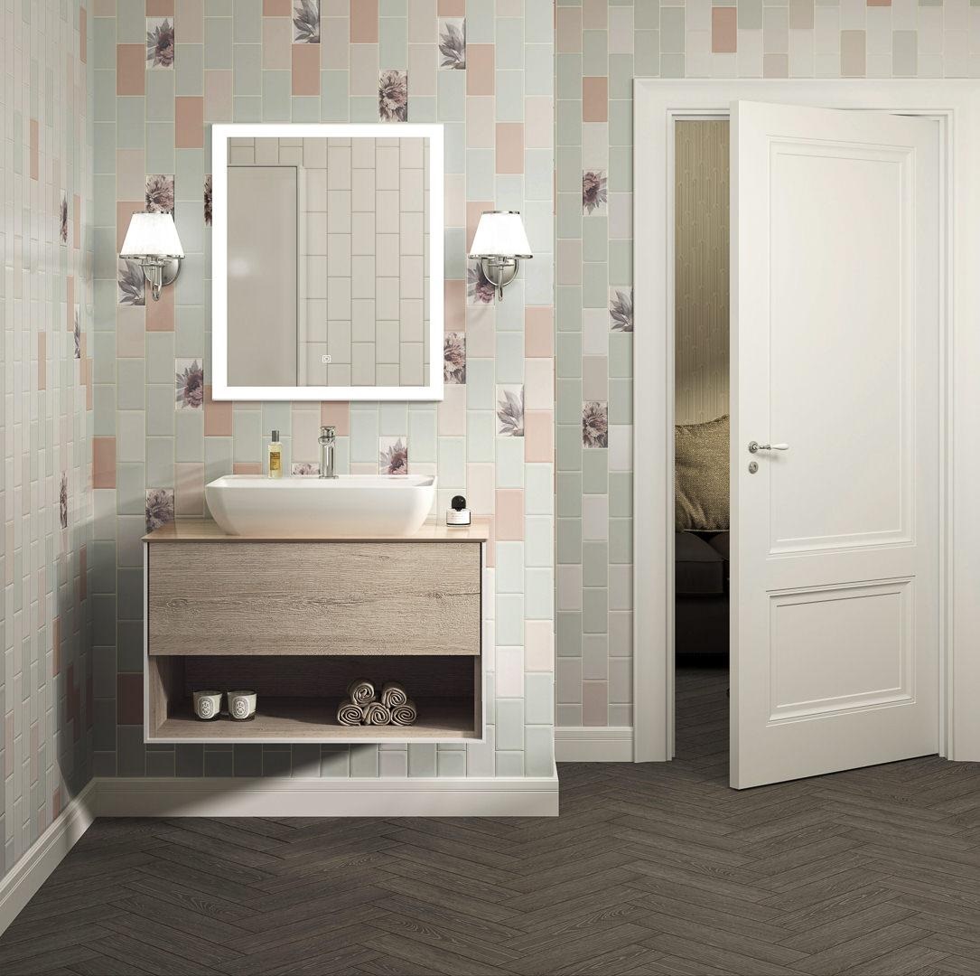 Керамическая плитка Kerama Marazzi 16077 Тортона розовый светлый 7,4x15