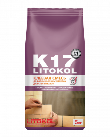 Клей для плитки, керамогранита и камня Литокол X11 EVO 5кг С1