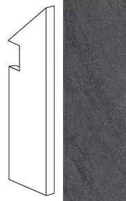 Плинтус Marvel Basaltina Volcano Battiscopa Sag. Dx ATHO 7.2x30