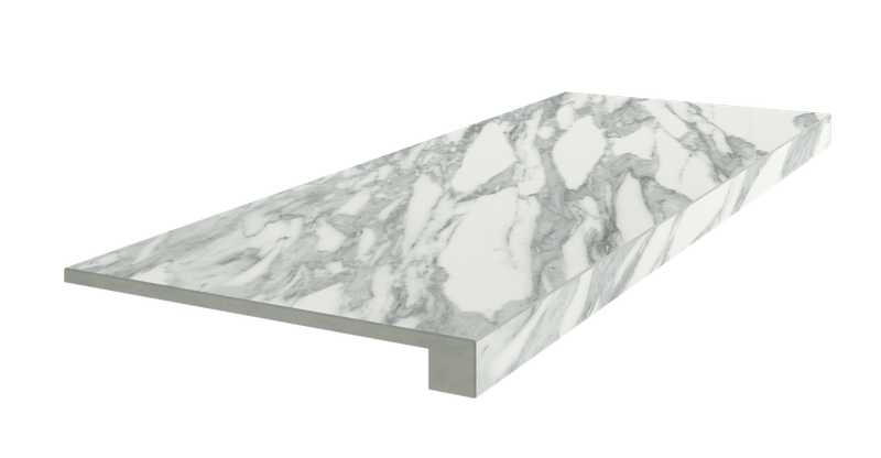 Ступень фронтальная ColiseumGres Uffizi White 33x90