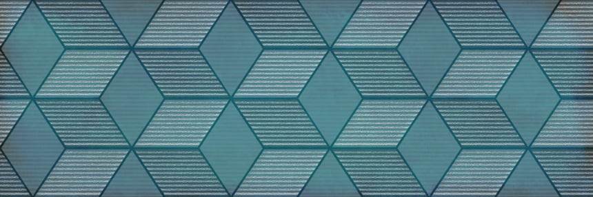 Декор Lasselsberger Парижанка гексагон бирюзовый 20x60