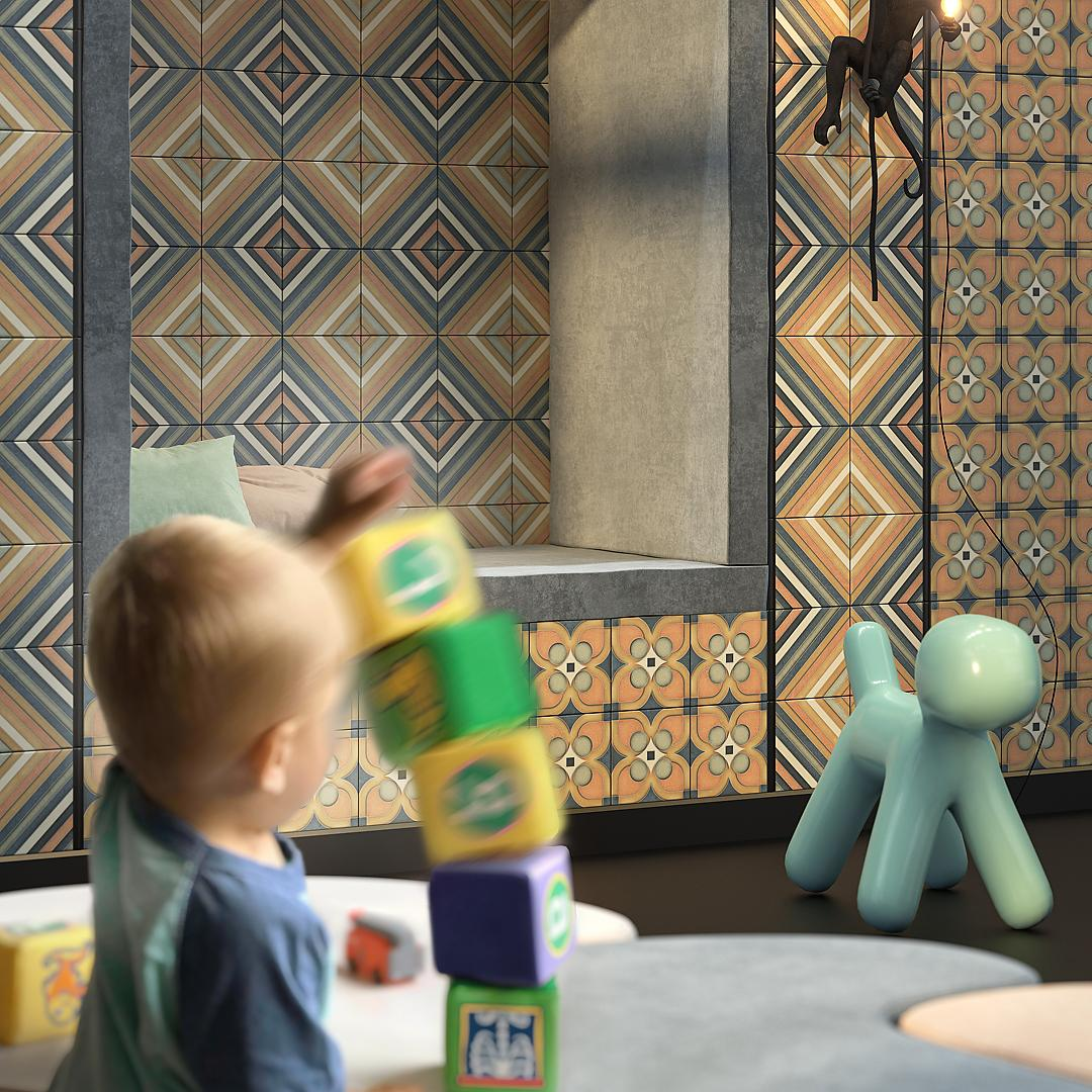 Декор Kerama Marazzi HGD\A557\5009 Фантазия 3 матовый 20x20