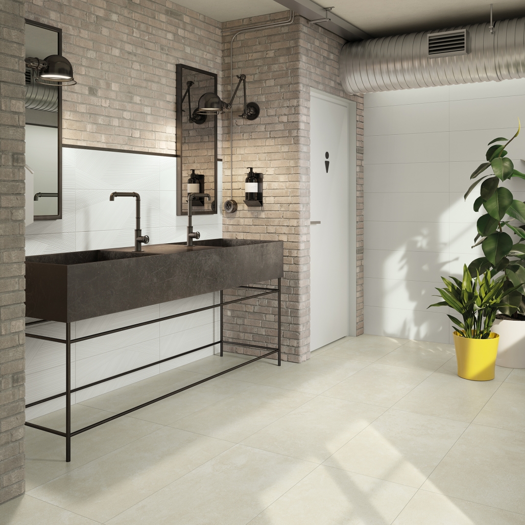 Ступень угловая левая ColiseumGres Malpensa White 33x90