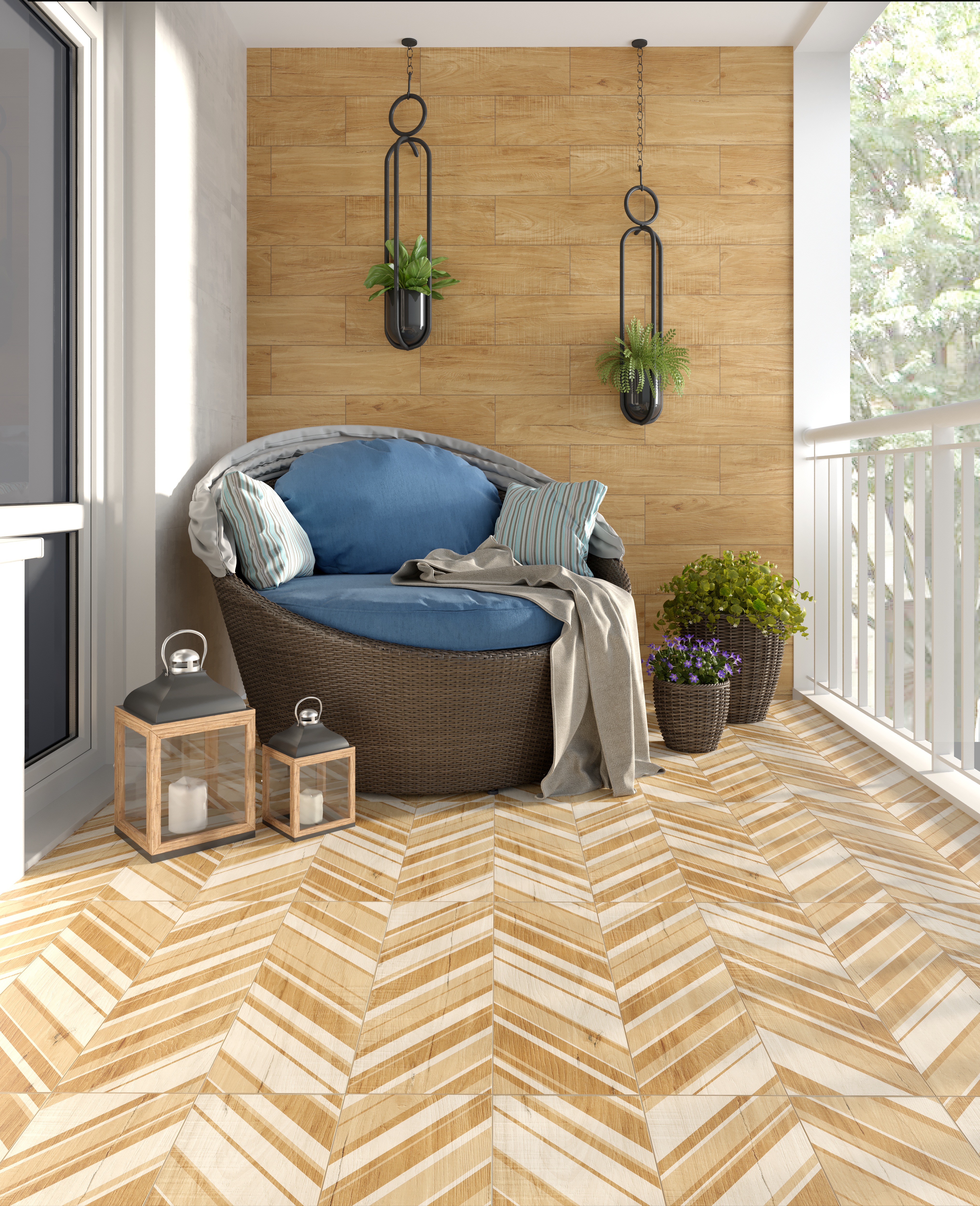 Декор Grasaro Home Wood Beige 20x60 G-80/MR/d01/200x600x9
