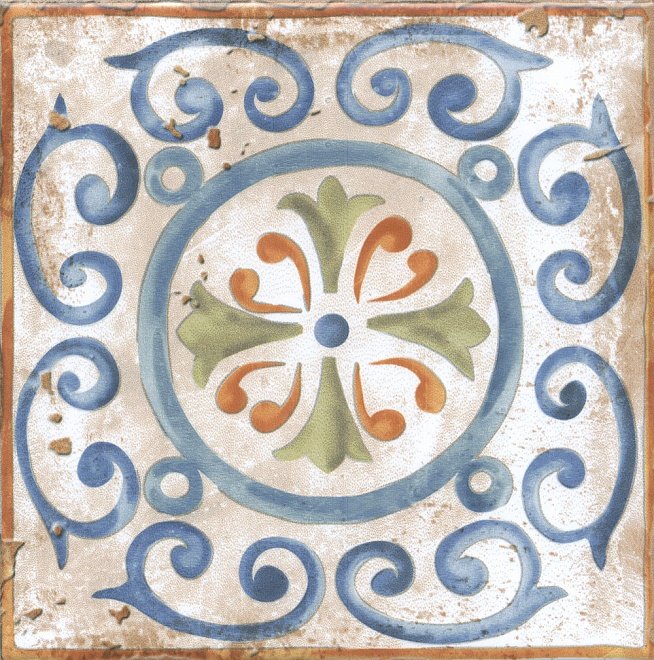 Декор Kerama Marazzi HGD\A152\17000 Виченца Майолика 15x15