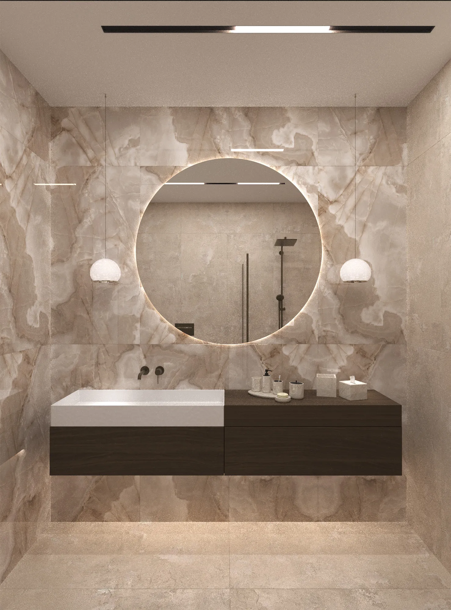 Керамогранит Аркадия Керамика RT6008-A Rex Onyx Blue Matt Rustic 60x60 голубой