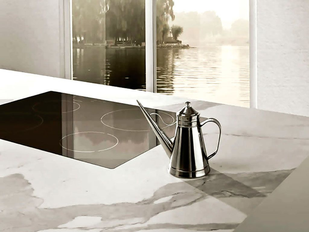 Керамогранит Laminam Ай Натурали Верде Альпи Бочиардато 5.6 LAMF011200 зеленый 120x300