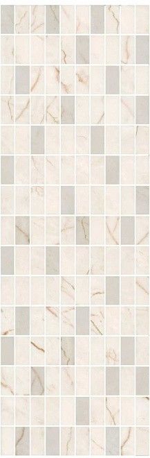 Декор Kerama Marazzi MM12142 Театро беж светлый мозаичный 25x75