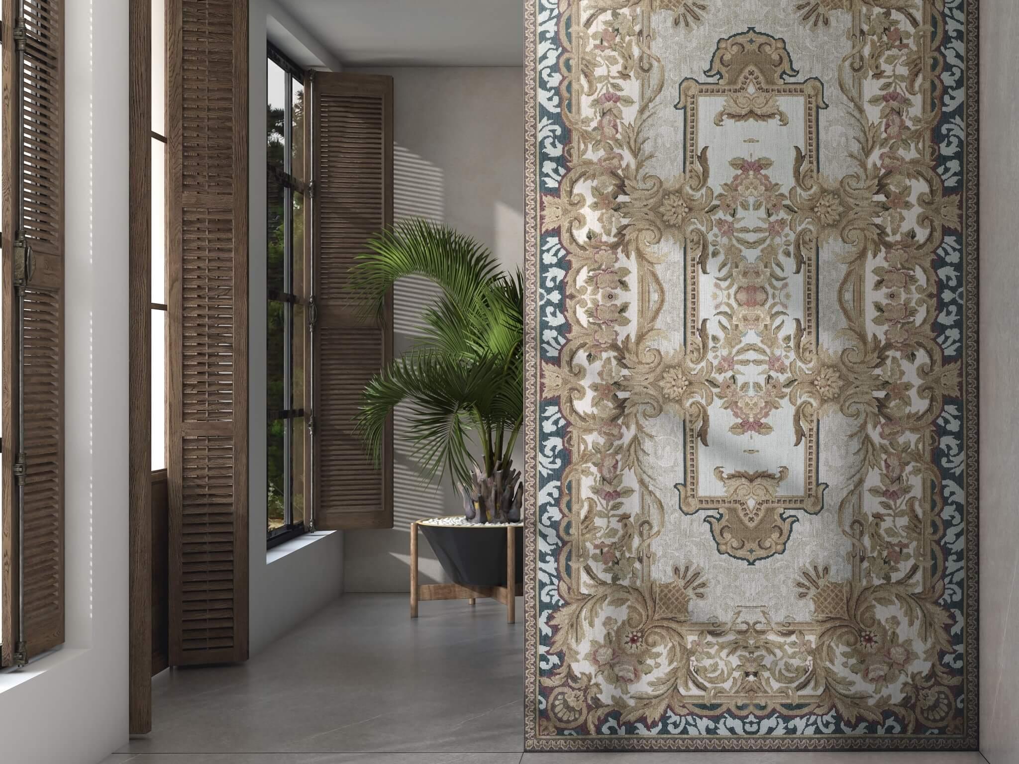 Декор Kerama Marazzi VT\A549\SG591820R Ковер Боттичелли матовый обрезной 119.5x238.5