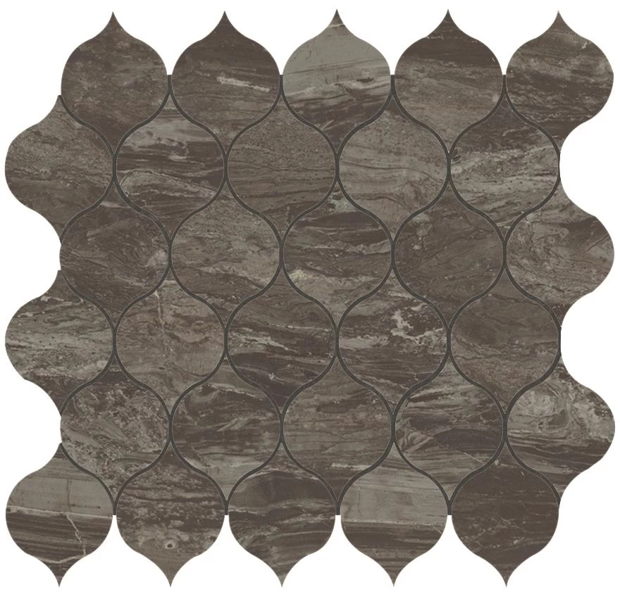 Мозаика Atlas Concorde Marvel Edge Absolurte Brown Drop Mosaic 27.2x29.2 9EDB