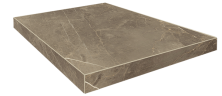 Ступень угловая правая ColiseumGres Portofino Grigio 33x90