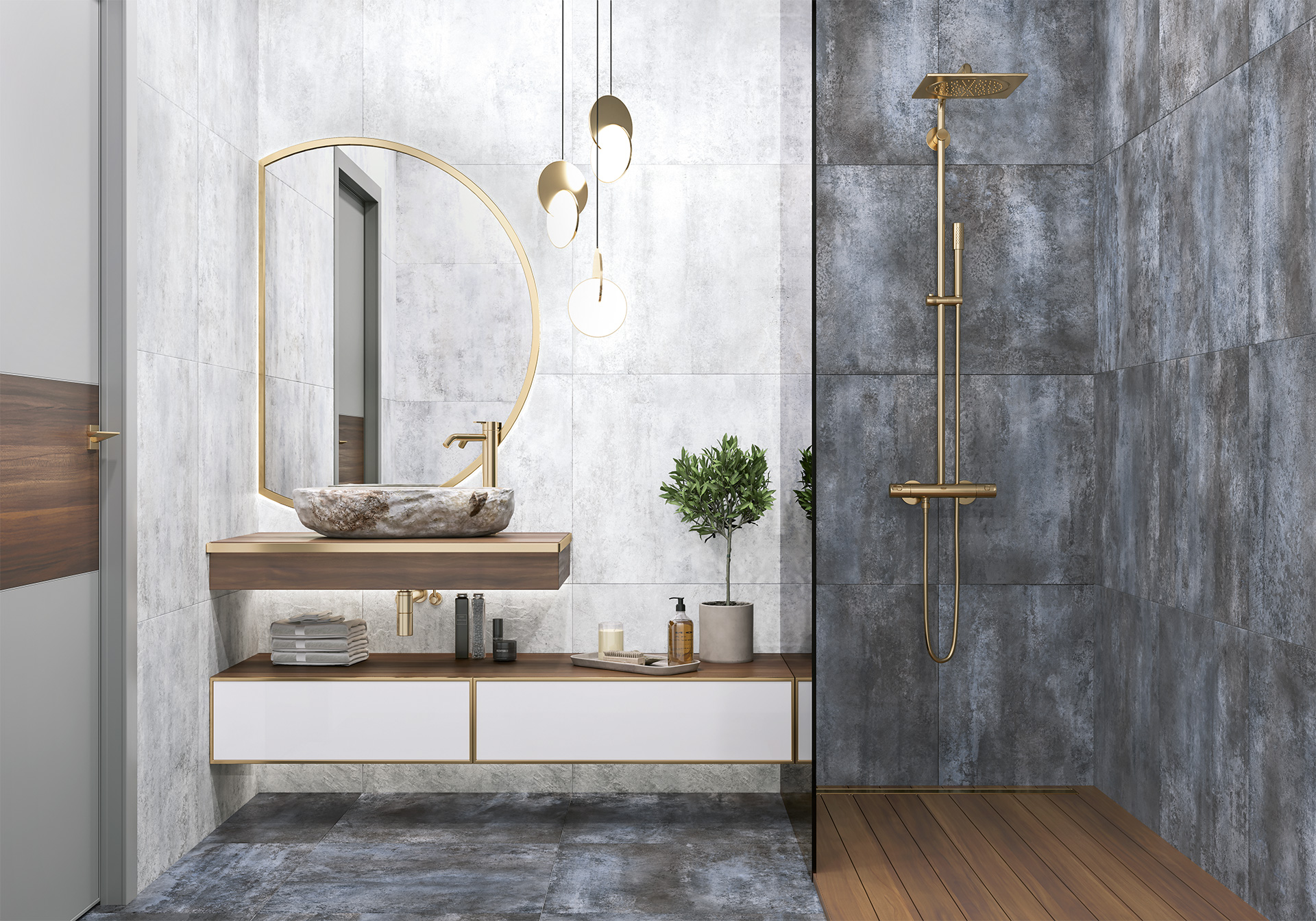 Керамическая плитка Alma Ceramica Оксид TWU12OXD40R коричневый 24.6x74