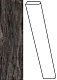 Плинтус Marvel Absolute Brown Battiscopa Lapp. AFBC 7.2x60