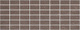 Декор Kerama Marazzi MM15111 Орсэ коричневый мозаичный 15x40