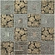 Мозаика NSmosaic S-846 стекло полимер золотой 29.5x29.5