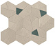 Мозаика Atlas Concorde Boost Pro Cream Mosaico Hex Blue 25x28.5 A0QO