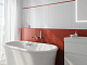 Бордюр Kerama Marazzi PFB008R Карандаш Диагональ красный обрезной 2x25