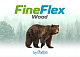 Кварцвиниловая плитка FineFlex FX-104 Дуб Кивач клеевой кварц винил напольный