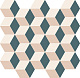 Мозаика Italon Element Silk Cube Cold 30,5x33