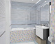 Керамическая плитка (34014) Laparet Spring розовый 25x50 глянцевый