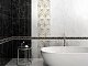 Декор Kerama Marazzi MM12111 Астория черный мозаичный 25x75