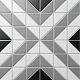 Мозаика СтарМозаик Cube Grey 25.9x25.9 серый